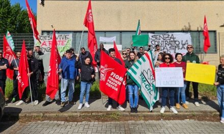 Un successo il presidio organizzato davanti al plant di Mattei