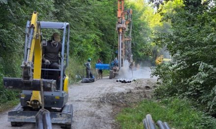 Marradi, lavori di somma urgenza nella strada comunale di Piano Rosso