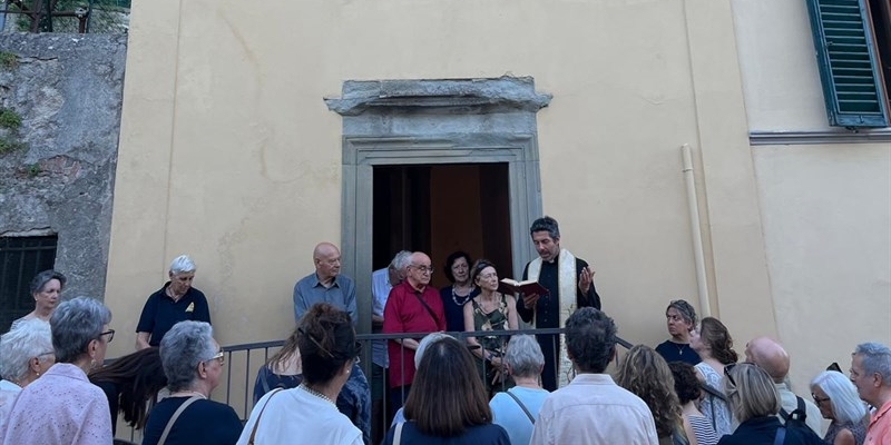 San Piero a Sieve riscopre un tesoro del ‘700: inaugurato il dipinto restaurato nella cappella mortuaria