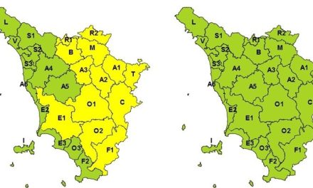 Codice giallo per temporali in zone interne dalle 13 alle 22 di oggi, 2 luglio 2025