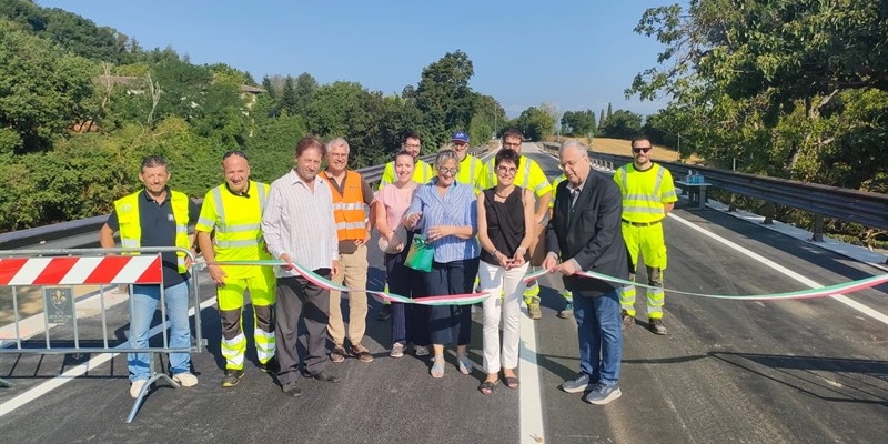 Riaperto il nuovo ponte sulla Sr302 a La Brocchi: più sicurezza e meno disagi per i cittadini