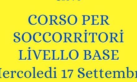 Al via il corso base per soccorritori della Misericordia di San Piero a Sieve