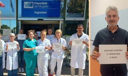 Operatori sanitari del Mugello aderiscono al digiuno contro il genocidio a Gaza