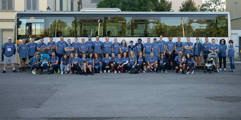 Autolinee toscane partecipa a Corri La Vita 2025 con 106 dipendenti e un bus speciale