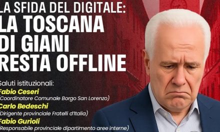 “La sfida del digitale: la Toscana di Giani resta offline”