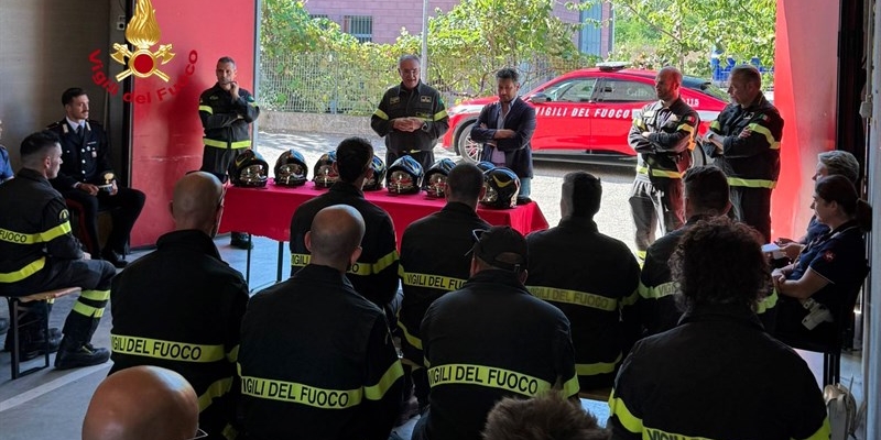 Marradi accoglie undici nuovi vigili del fuoco volontari