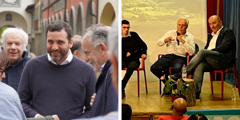 Regionali 2025, a Firenzuola nello stesso giorno Alessandro Tomasi ed Eugenio Giani