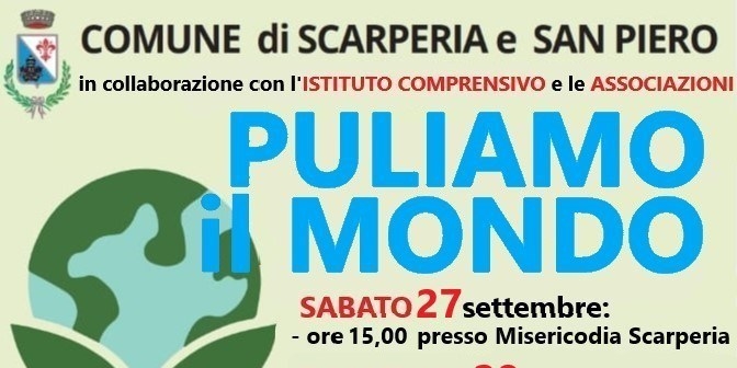 Torna a Scarperia e San Piero l’iniziativa “puliamo il mondo” con studenti e volontari