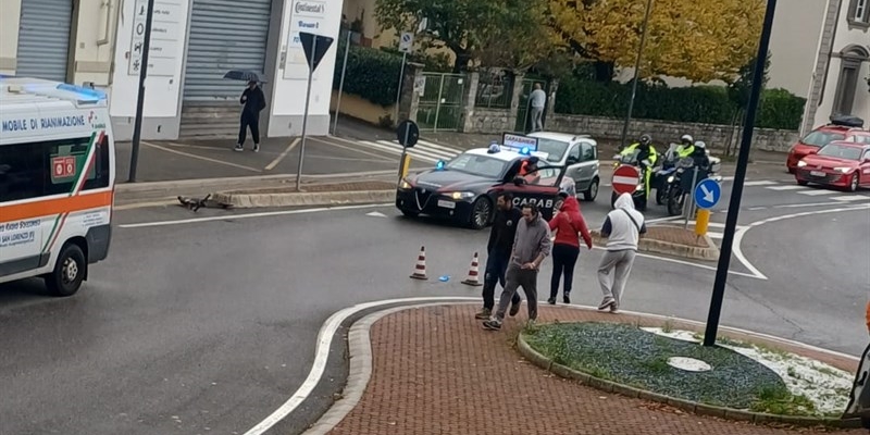 Incidente a Borgo San Lorenzo: persona investita mentre era su un monopattino