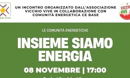 Insieme siamo energia. Vicchio promuove la partecipazione alle comunità energetiche rinnovabili