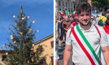 Vicchio, minacce al sindaco per la bandiera palestinese sull’albero di Natale: arriva la solidarietà degli enti locali