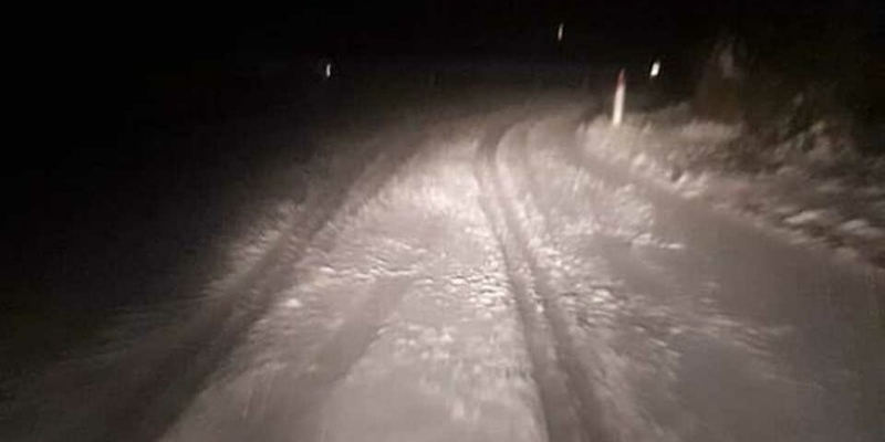 Neve in alto Mugello. Interventi sulla viabilità e allerta meteo in corso